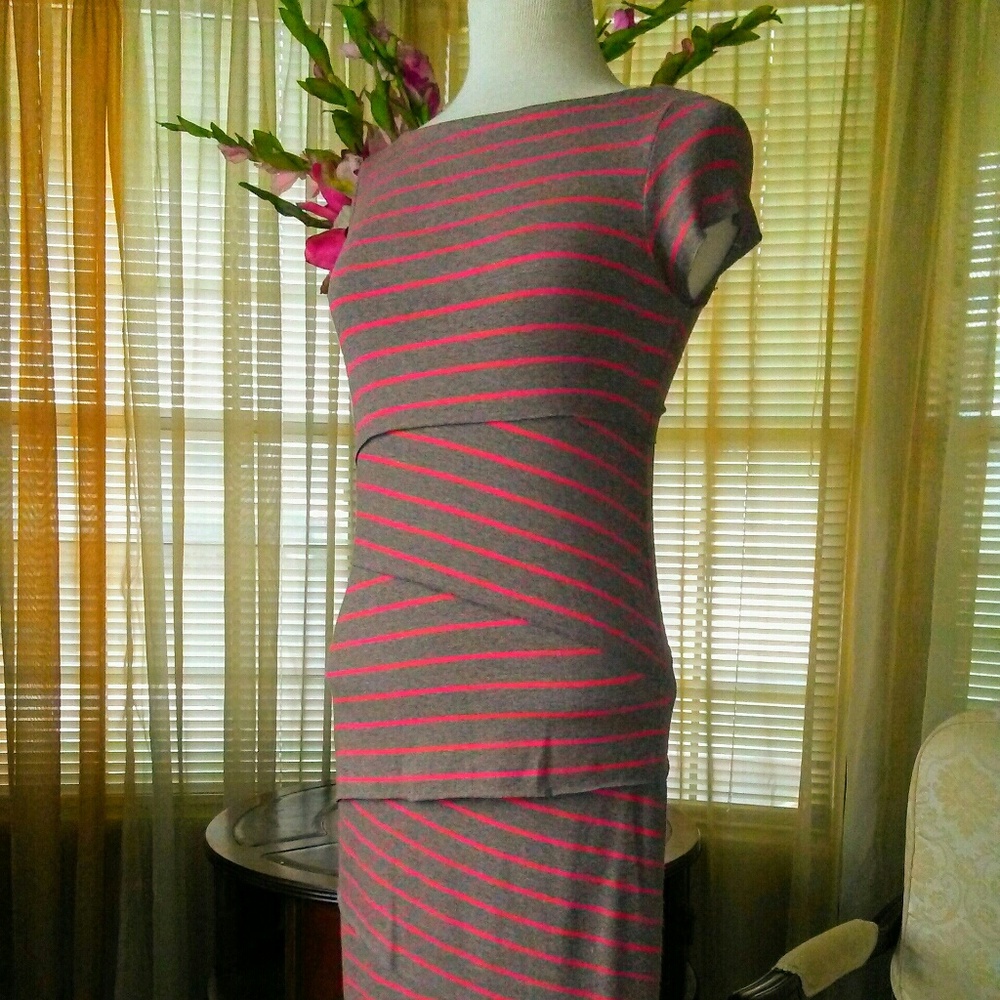 Bailey 44 striped layered or tiered dress - Picture 4 of 6